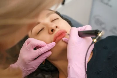 Laser treatment for sun-induced lip pigmentation